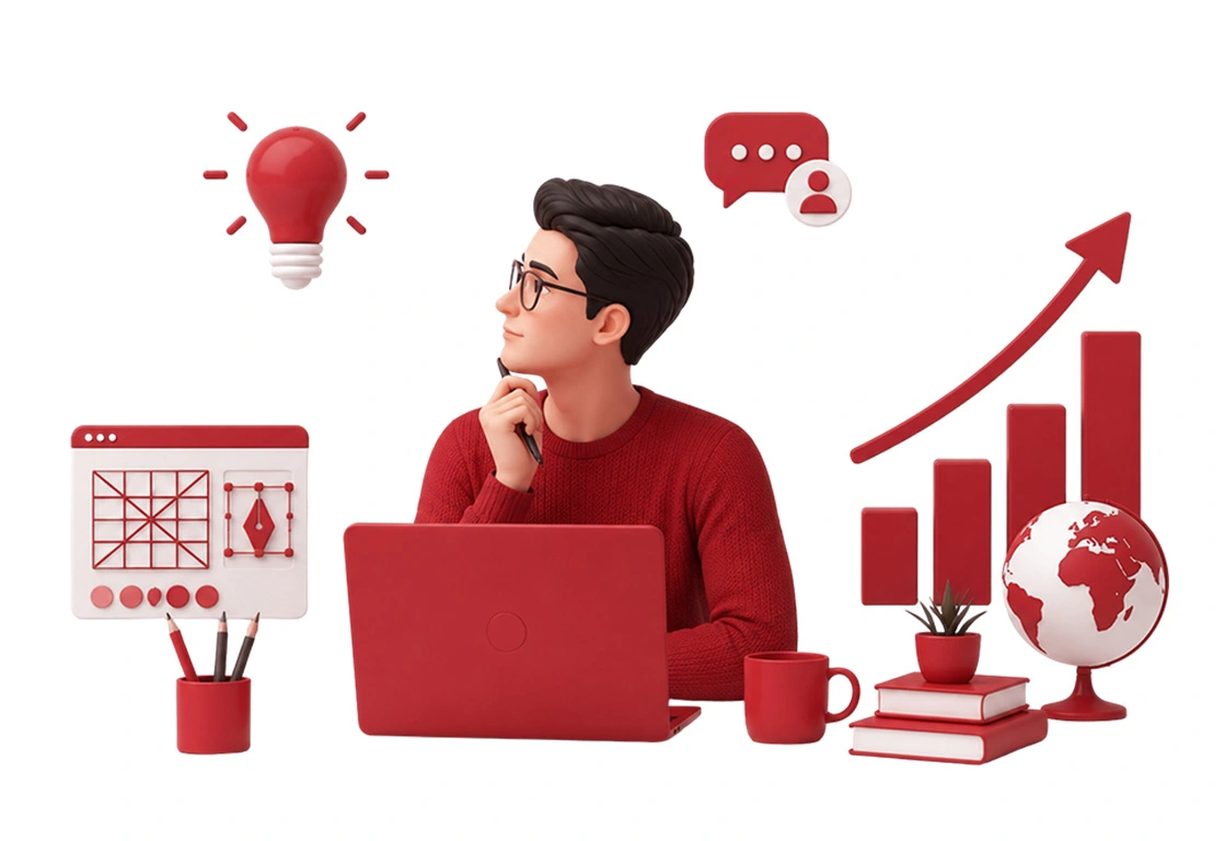 Professional digital marketing services by Neranjan Kumar in Salem, Tamil Nadu, helping businesses grow through branding, content creation, SEO, and social media marketing.